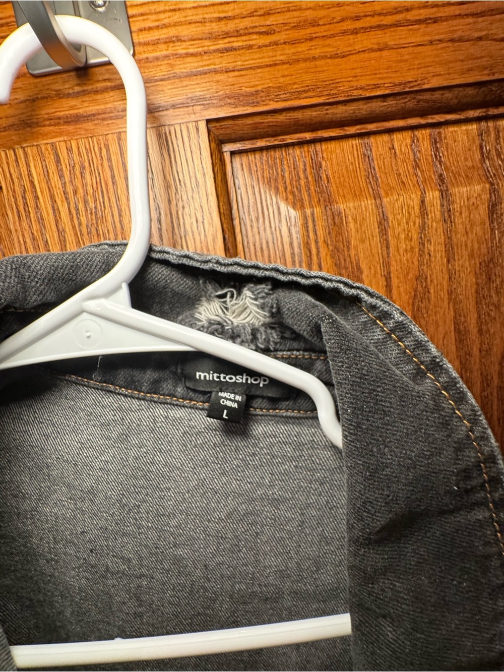 Distressed Denim Jacket - Picture 2 of 3